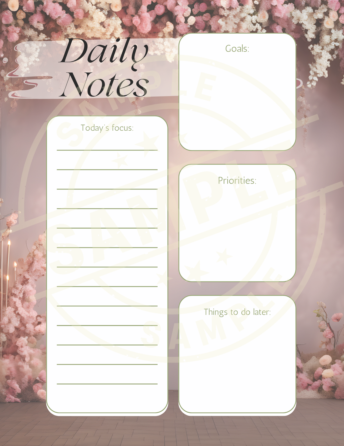 Daily Social Media Success Planner (Personal Use Edition)