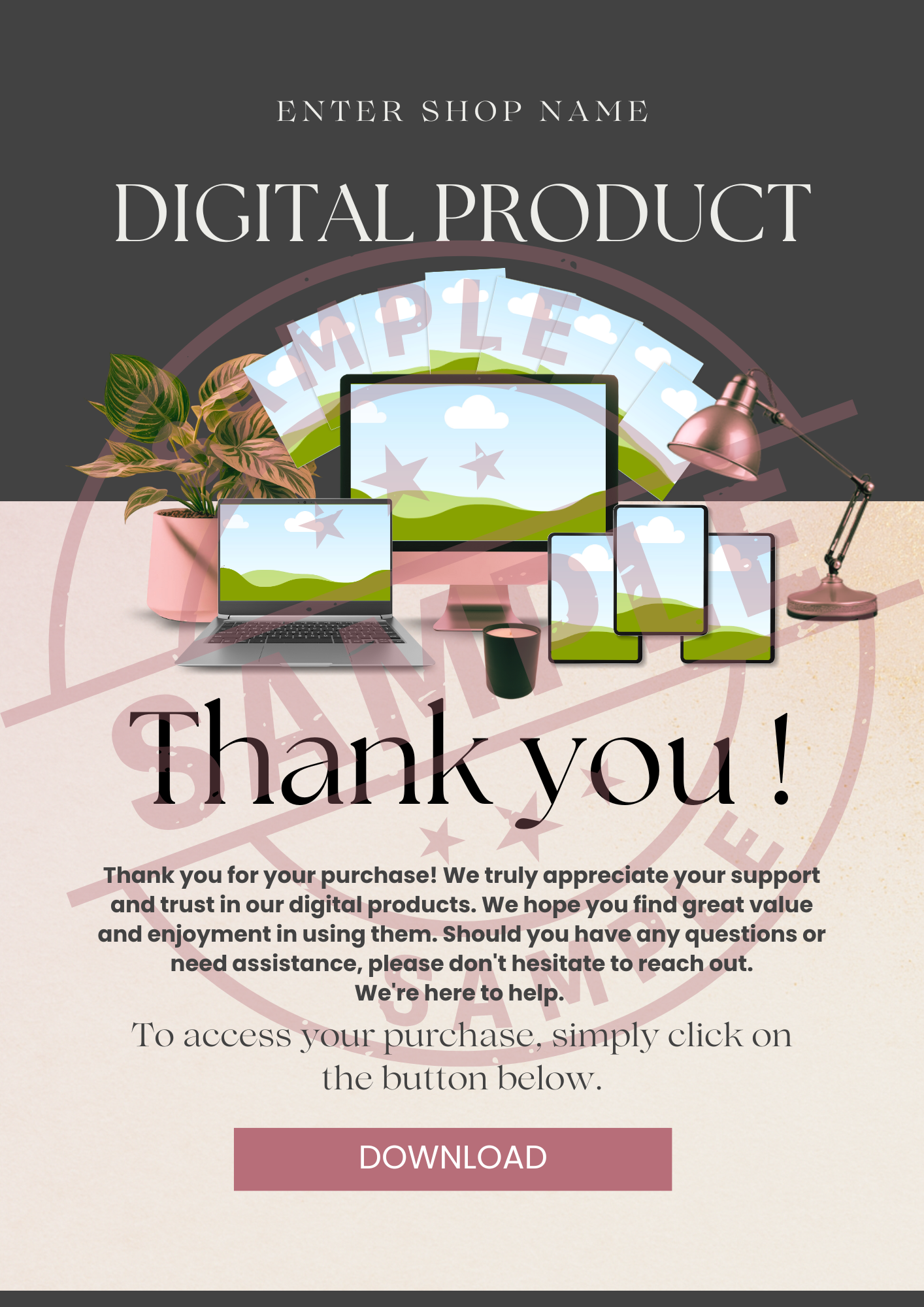 Digital Product Delivery Mockups in Canva (MRR Edition)