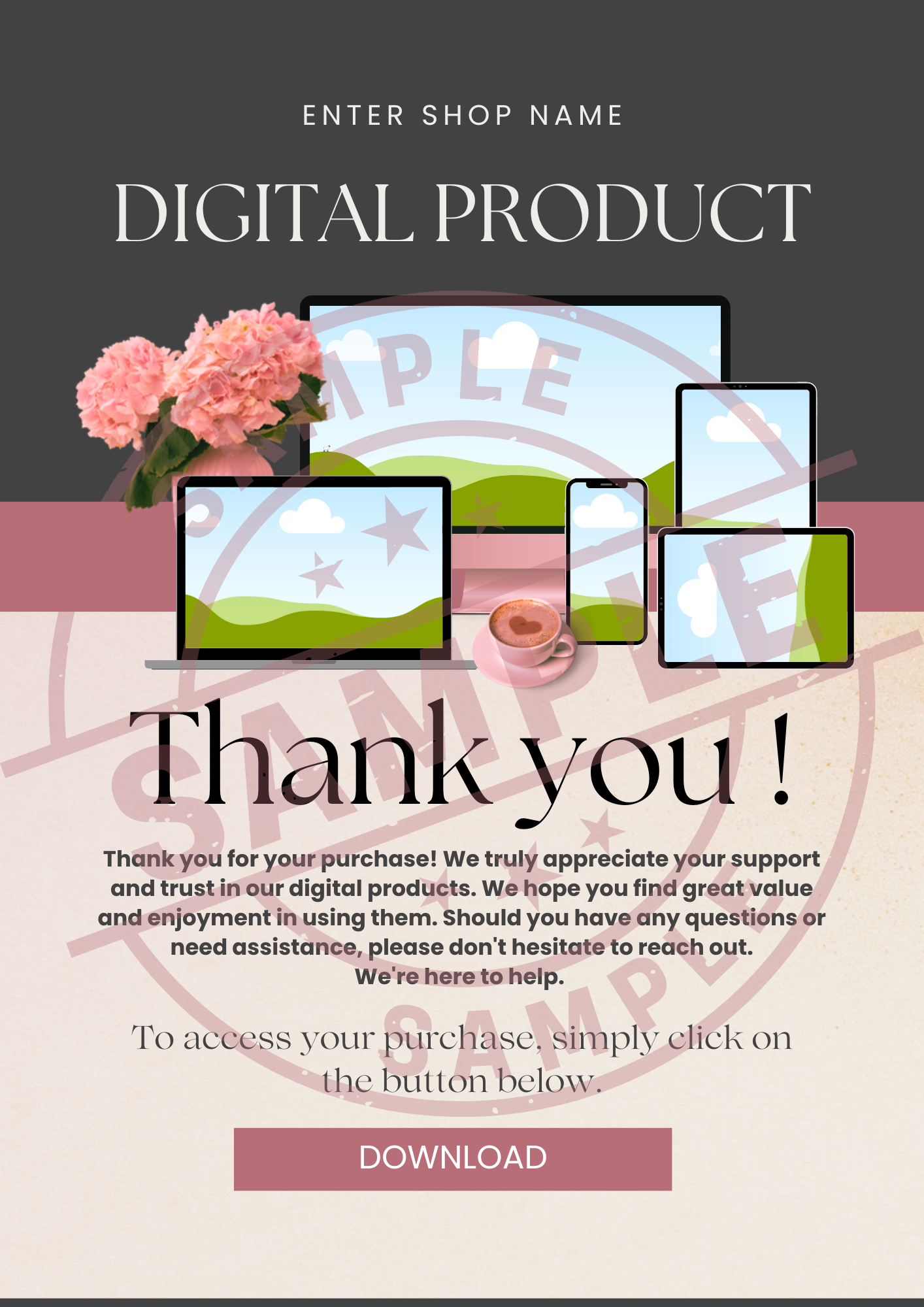 Digital Product Delivery Mockups in Canva (MRR Edition)