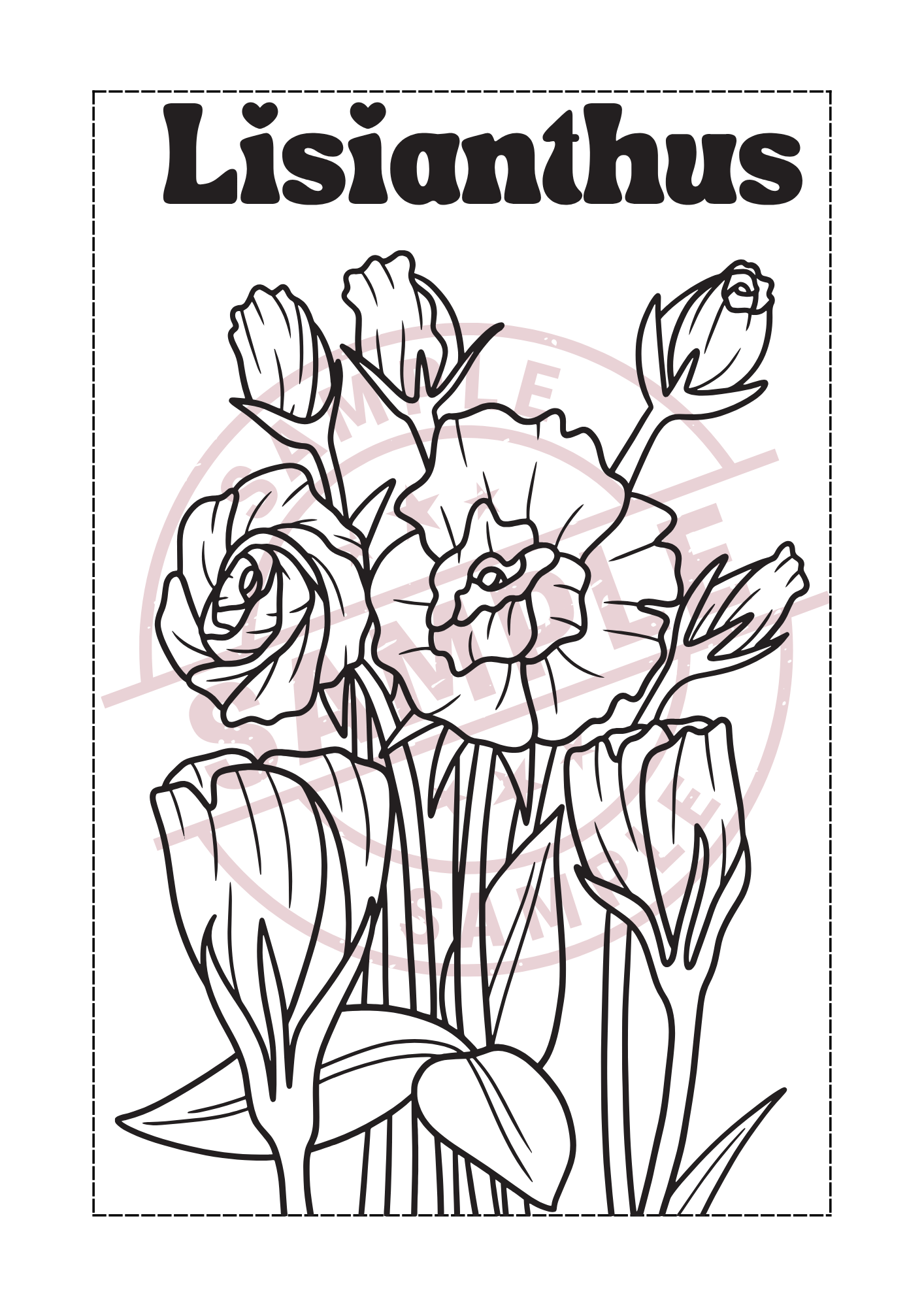 Flowers Coloring Book — Editable Canva Template + Resell Rights
