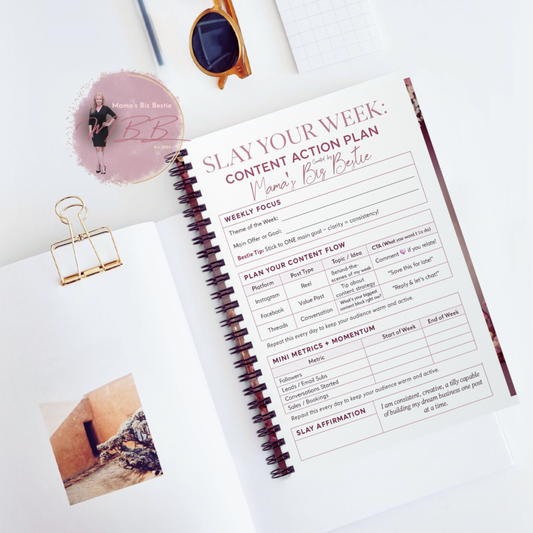 Slay Your Week: Content Action Plan (Freebie)
